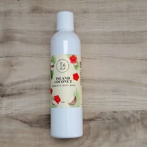 Lemongrass Spa Island Coconut 8oz. Prebiotic Body Wash